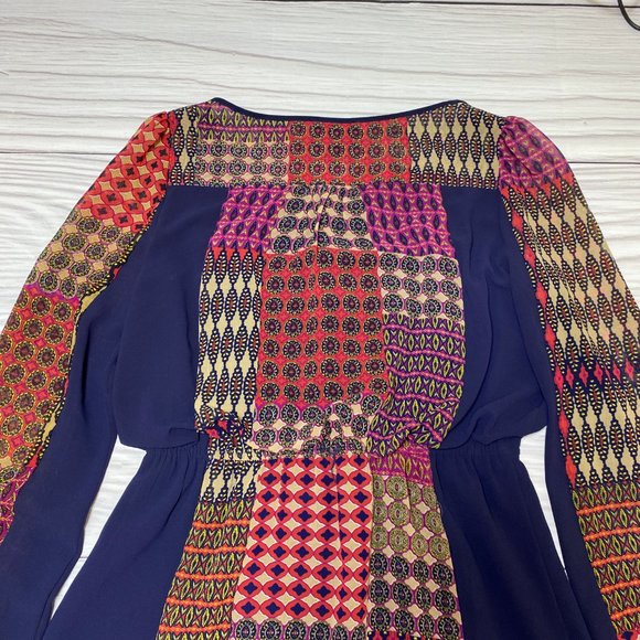 Anthropologie Maeve Blue Rosalie Peasant Dress - Picture 8 of 14